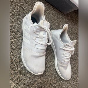 Adidas Classic White Running Shoes
